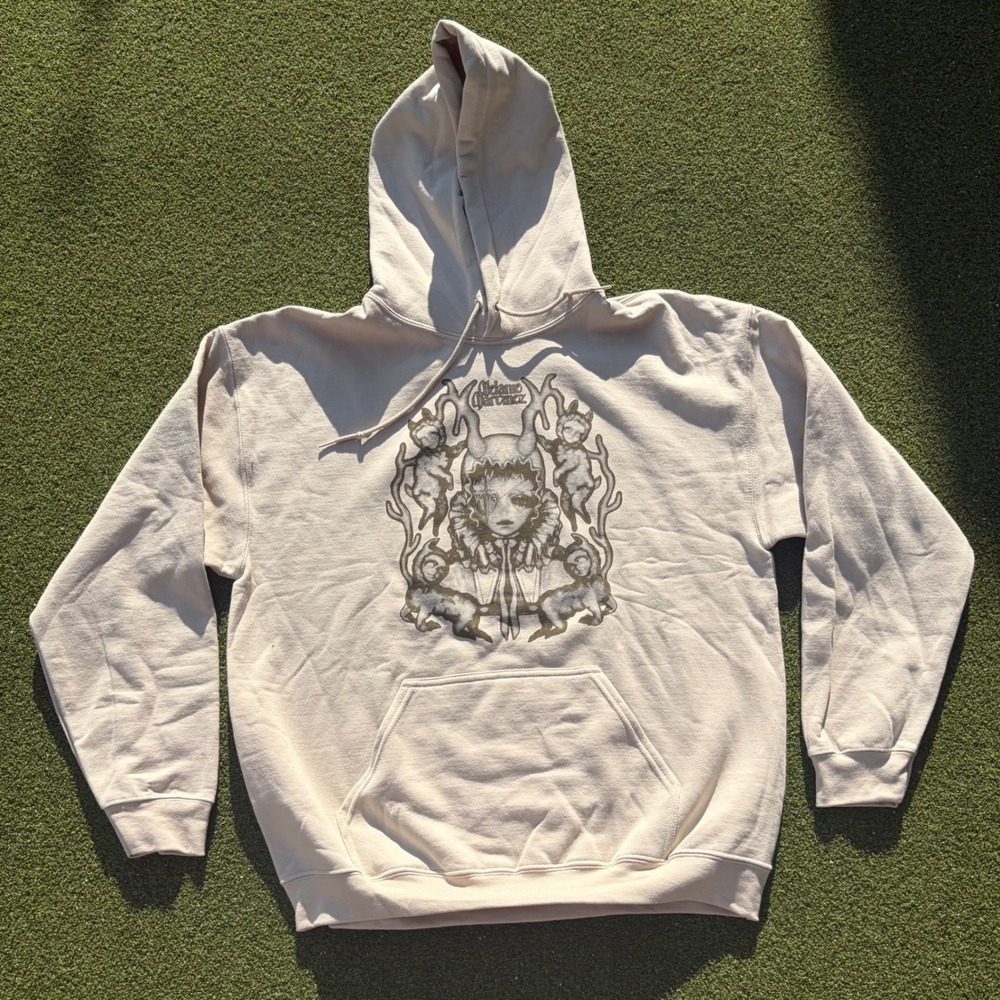 NWOT Melanie Martinez Portals Hades Tour Hoodie Cream Graphic L